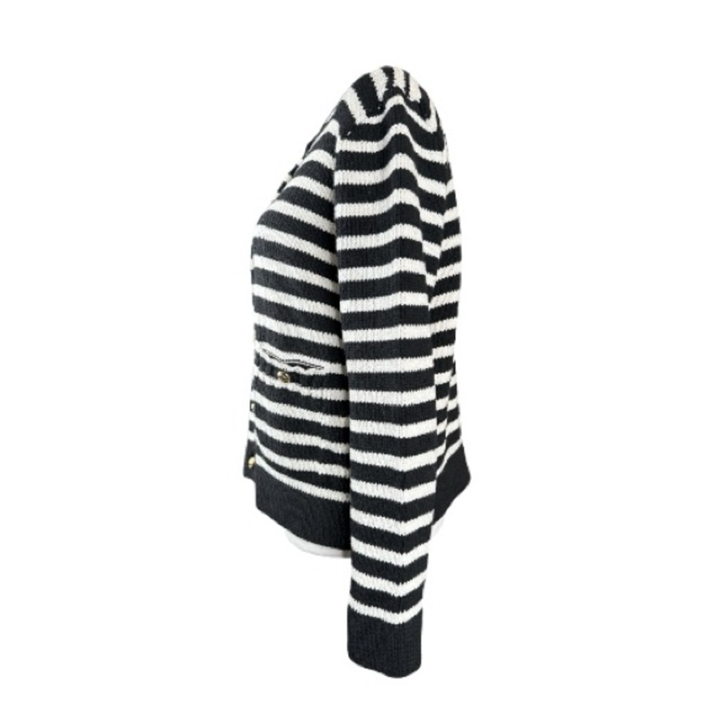 ZARA Striped Knit Cardigan, Size M. - Picture 5 of 10